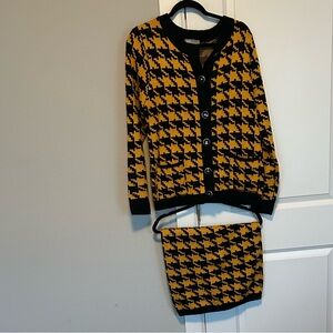 ASOS Houndstooth Women's Sweater & skirt set